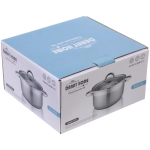 Кастрюля из нержавеющей стали MONICA 6,1л, индукция, DH14-24