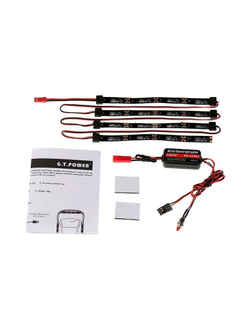 Подсветка шасси автомобиля G.T.Power, 4 светодиодные ленты