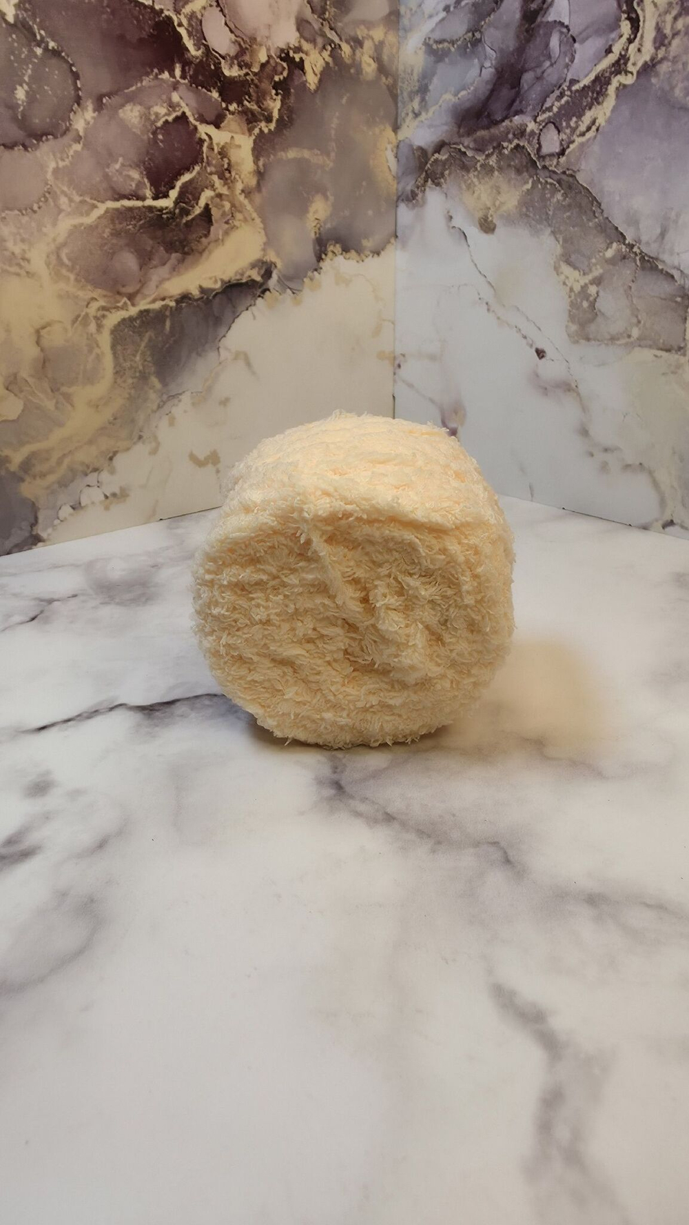 Софти пряжа Махровая 100%полиэстер 6х55г/60м Жёлтый