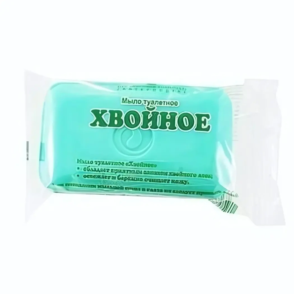 Мыло туалетное ЕЖК Хвойное в прозрачной упаковке 150гр