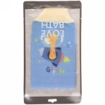 Мочалка-варежка для тела детская «KapitoshkaBoom» Жирафик, цвет как на фото, 14*24см, Zip-пакет