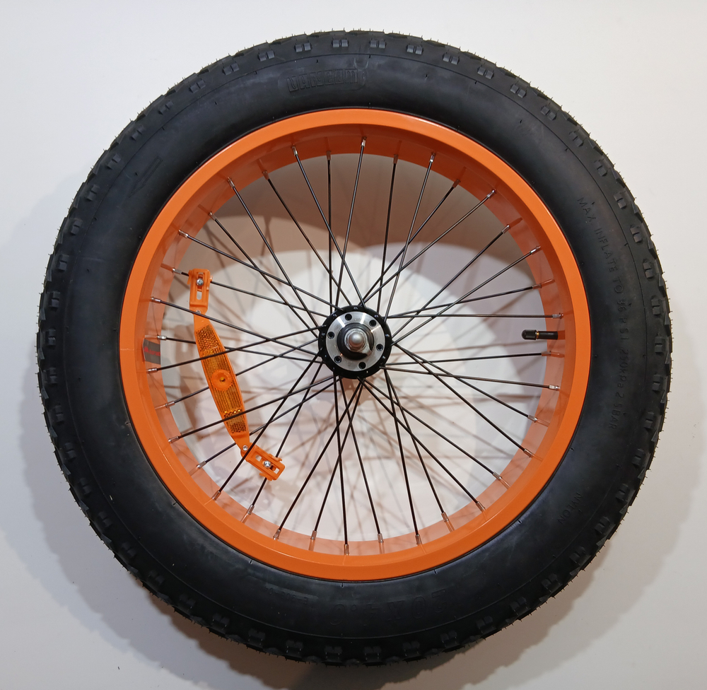 Колесо переднее в сборе 20х4.0 Электровелосипед KUGOO V4 PRO