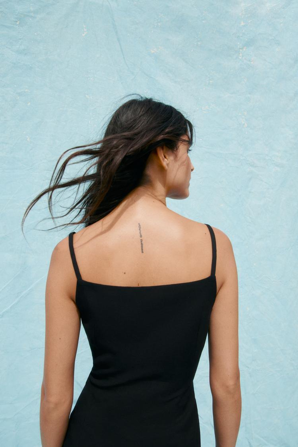 ZARA ТОП-ЖИЛЕТ С ПУГОВИЦАМИ, ЧЕРНЫЙ