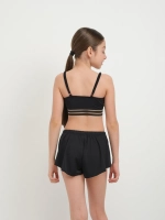 купальник раздельный 3 в 1 с шортами спортивный Adidas