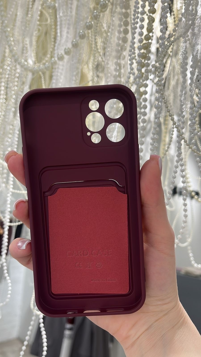Чехол для телефона BIRDY | iPhone бордовый