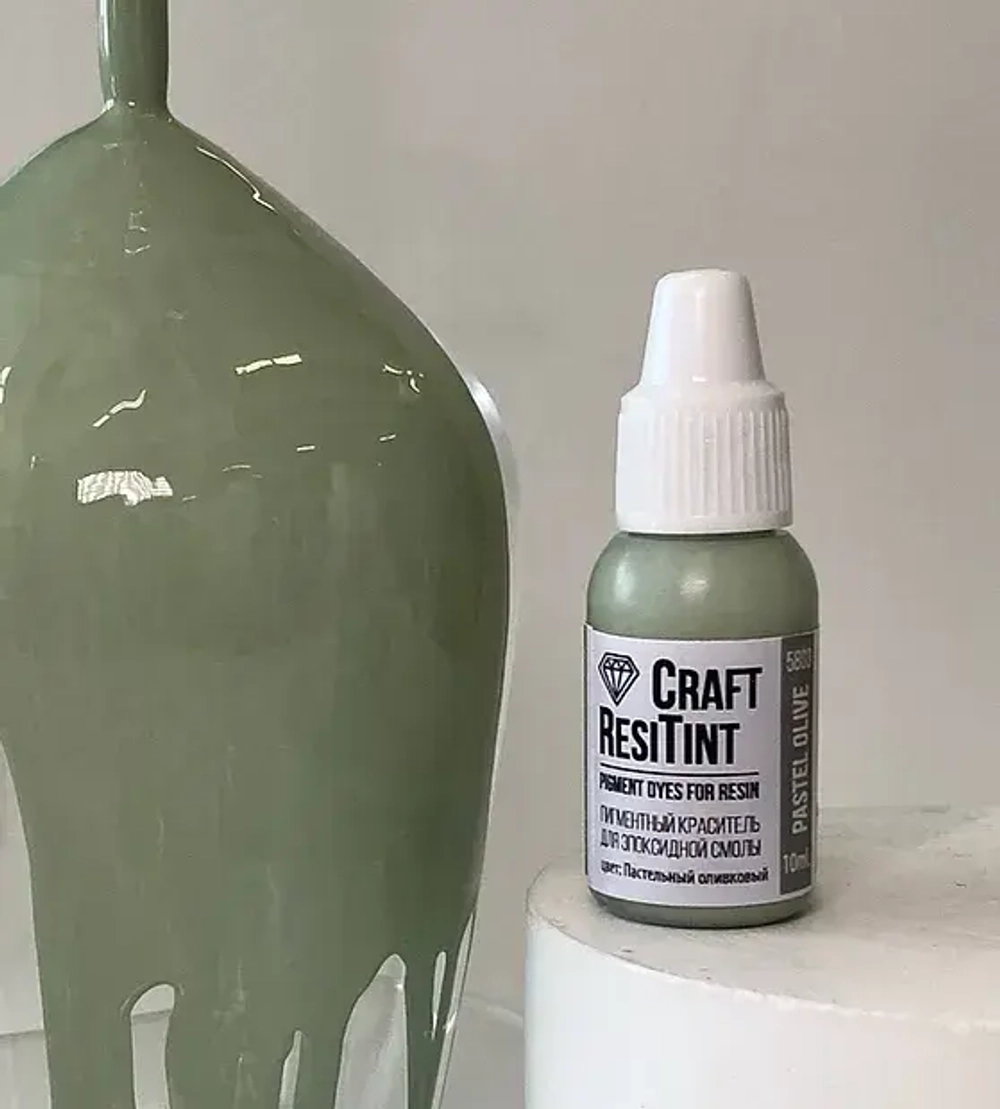Краситель CraftResinTint, Pastel Olive, Пастельный Оливковый 10мл