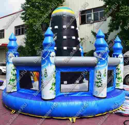 Надувной скалодром  "Пингвин" 5*5*4 м