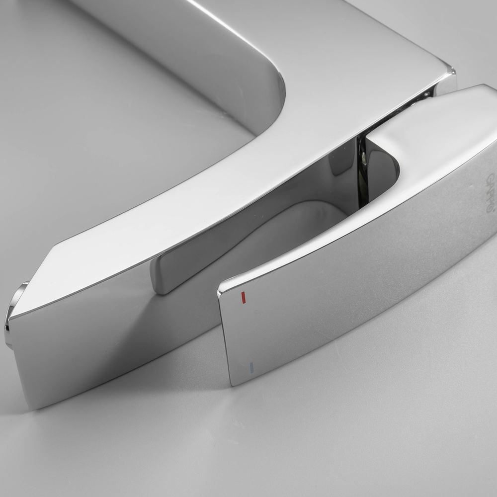 Смеситель для раковины 35к G1007-72 GAPPO высокий, литой, п/гайку, ХРОМ