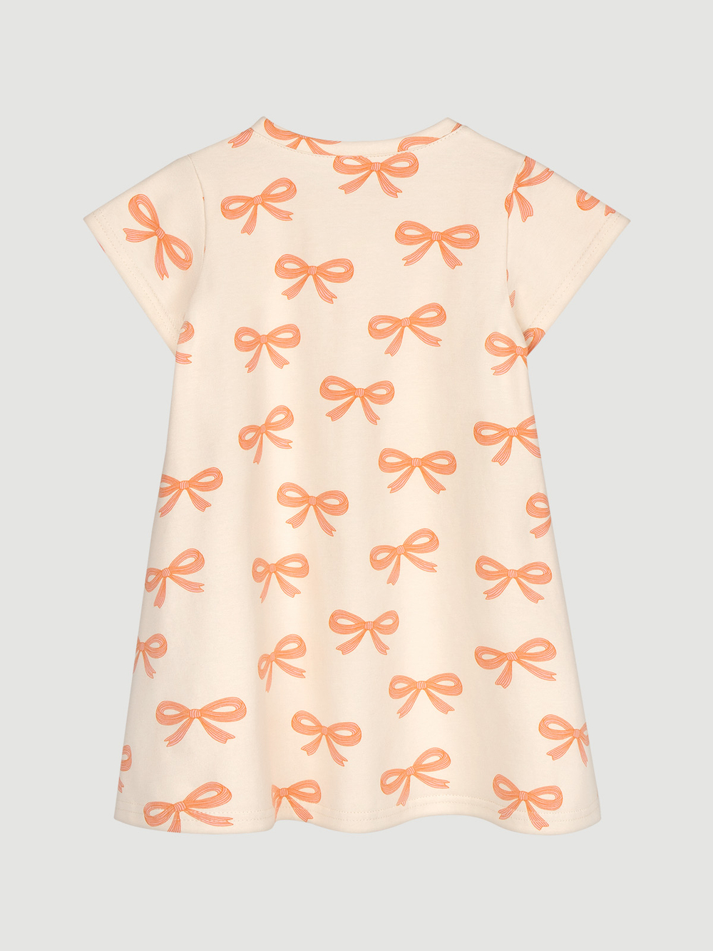 Платье трапеция Mjölk Бантики, с коротким рукавом