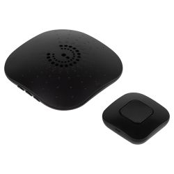 Звонок дверной ЭРА BIONIC Black беспроводной, черный, 6 мелодий