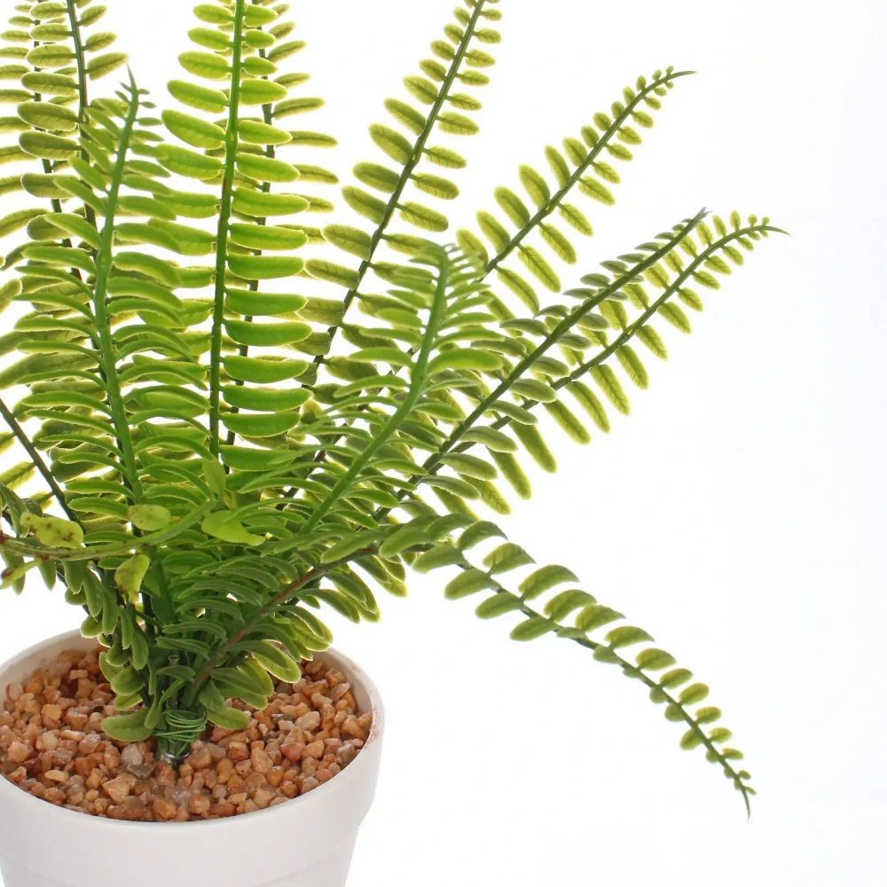 Цветок искусственный в горшке «Папоротник» 27см