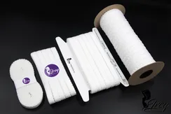 001 641/12 Резинка отделочная Lauma 12 мм, белый 001