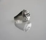 Кольцо Печатка круглая