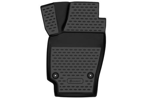 Коврик в салон для VW Polo (V, Vp) 2009-2020, передний левый, 1 шт. седан (полиуретан) ELEMENT3D5130210KFL
