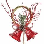Украшение новогоднее «Сказочный звон» 12*30 см, Красный