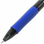Ручка шариковая автоматическая Brauberg Office style, синяя, 0.7мм, грип