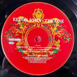 Винтажная виниловая пластинка LP Elton John The One (Spain 1992)