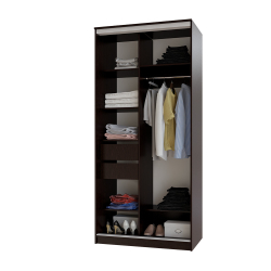 Шкаф-купе Альянс 1,0 м, Венге