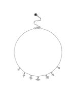 Колье "Cross Star Eye" Silver