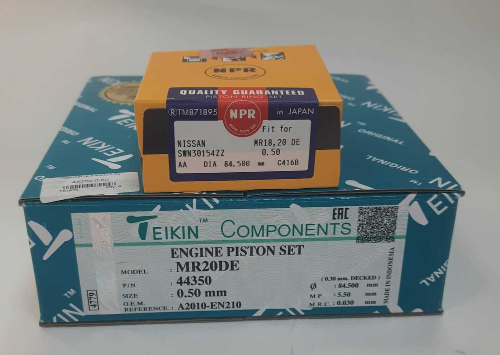 Поршни Teikin с кольцами NPR +0.50 MR20DE