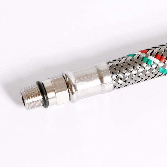 Гибкая подводка для воды Uni-Fitt M10X1 х ВР 1/2", длина 800 мм (502S2808)