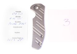 Накладка кастомная для Zero Tolerance 0630 ZT0630 титанфотография - 3