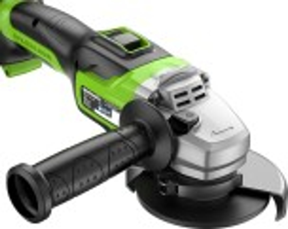 Угловая шлифмашина аккумуляторная GREENWORKS GD24AG 24V, АКБ 8Ач и ЗУ 3200207CUH