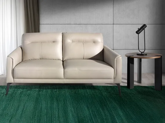 Двухместный диван Angel Cerda KF098-2P, серая кожа