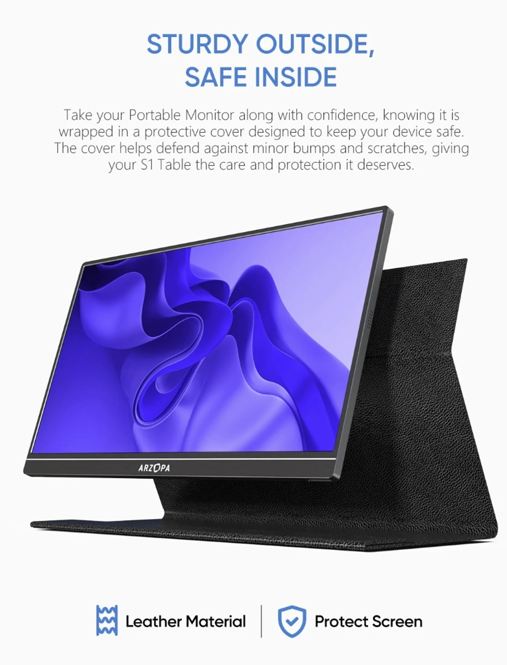 15.6" Портативный монитор Arzopa S1 Table FHD IPS 1920x1080, 60 Гц (Без БП)