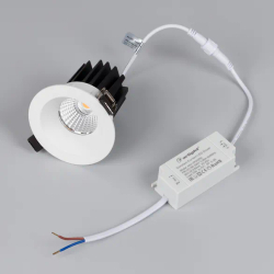 Светильник MS-ATOLL-BUILT-R86-10W Warm3000 (WH, 60 deg, 230V) (Arlight, IP54 Металл, 5 лет) 044595