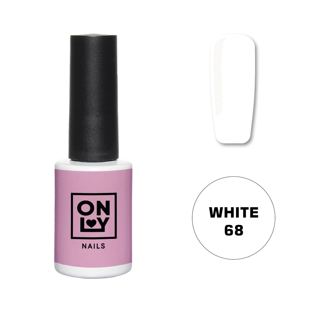Гель-лак OnlyNails White №68, 10 мл