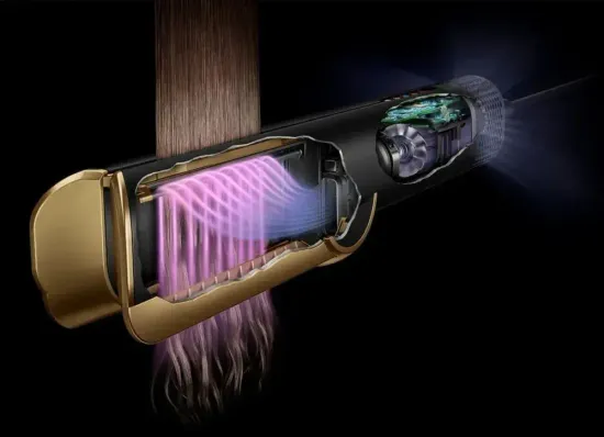 Выпрямитель для волос Dyson Airstrait HT01 Onyx Gold , чёрно-золотой UK