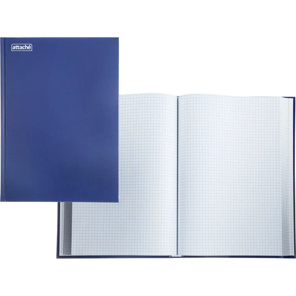 Книга учета 192л. в клетку офсет,обл.бумвинил ATTACHE