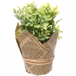 Цветы искусственные в горшочке «Листья « h 17см