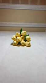 Искусственные цветы, желтые подсолнухи / Высота 44 см. 9 стебелей 9 бутонов/