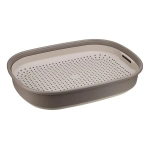 Лоток для кошек ЛЯ-МУРР 465мм с сеткой Капучино