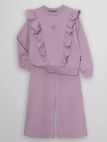 Костюм для девочки с брюками-палаццо на осень