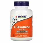 Аминокислота NOW L-Ornithine 120 капсул