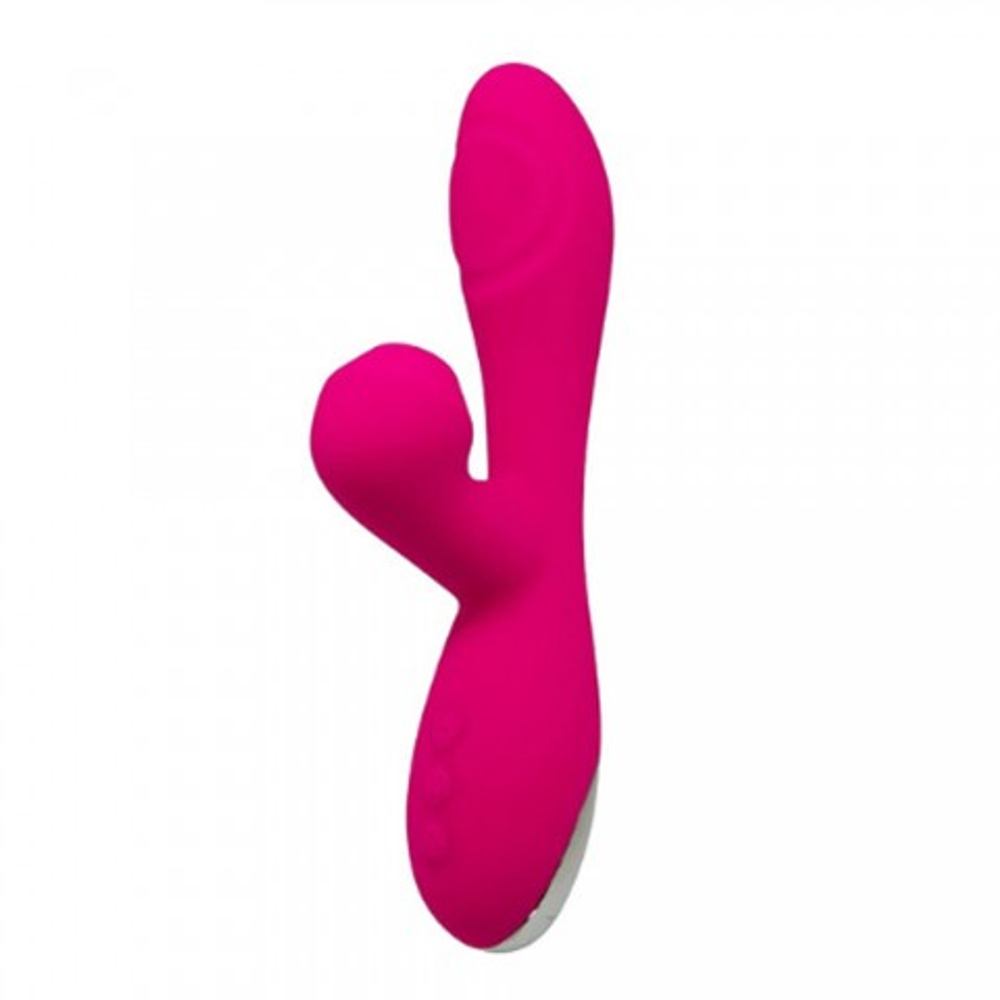 Вибратор с пульсацией и клиторальной стимуляцией Alive Caribbean Shine