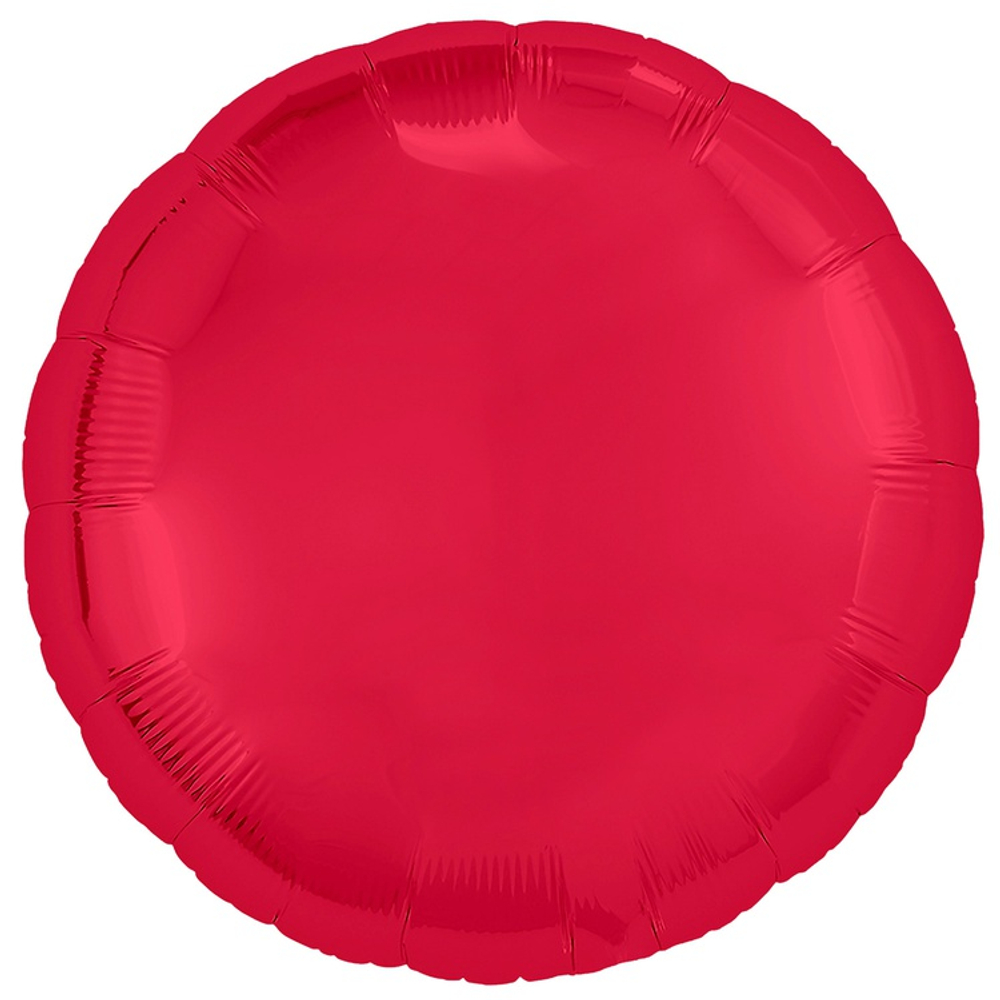 Шар фольгированный Круг 76 см (Красный)