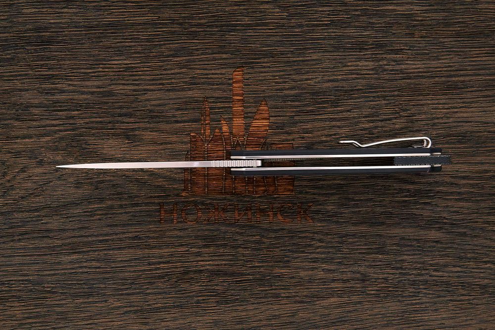 Нож складной QSP Osprey, клинок 80мм, сталь Sandvik 14C28N, рукоять карбон-B