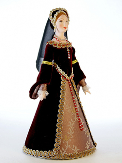 Кукла коллекционная Леди Джейн в костюме 16 века Англия