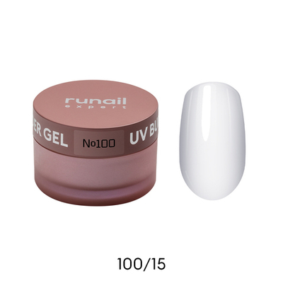 Гель моделирующий UV BUILDER GEL Runail Expert №100, 15г банка