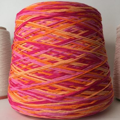 TATTOO - Lineapiu; 100% хлопок; 200м/100гр; Шнурок; Секционное окрашивание: оранжевый, розовый, фуксия, персиковый