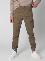 Брюки карго джоггеры с передними карманами Город Горький фисташковый