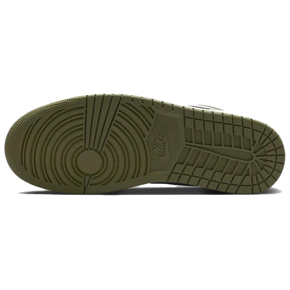 Jordan 1 Low Black Toe Medium Olive
