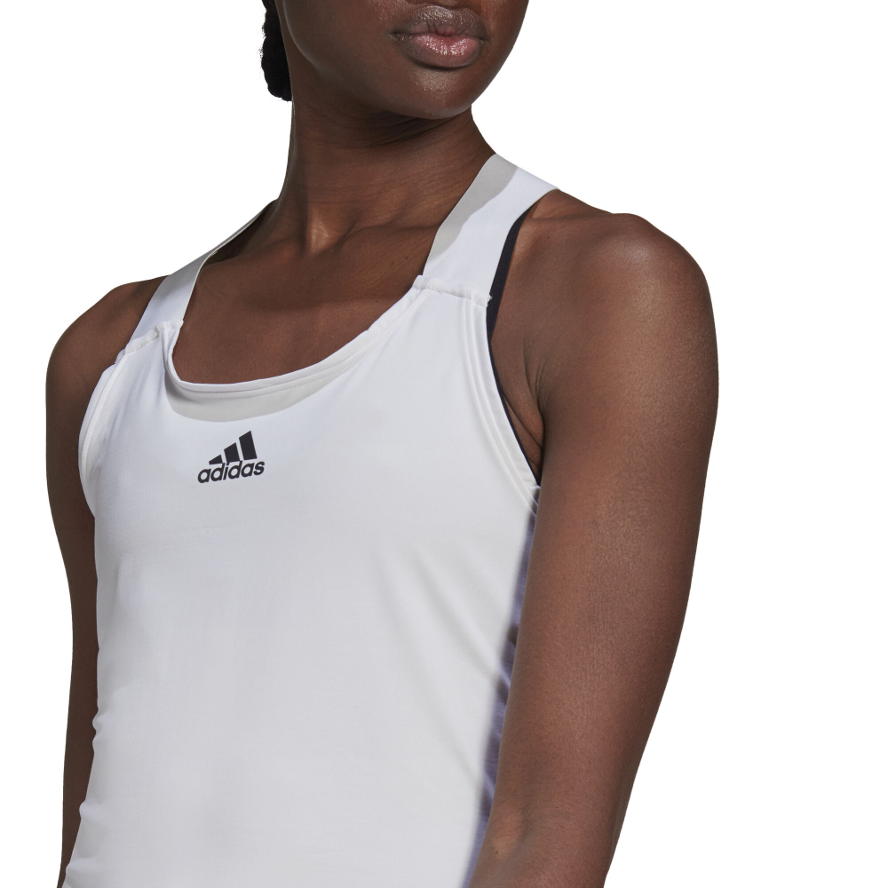 Женская теннисная майка adidas Y- Tank Top Women - White, Black