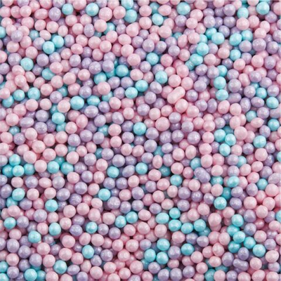 Посыпка кондитерская декоративная "Шарики микс Перламутровый", Россия