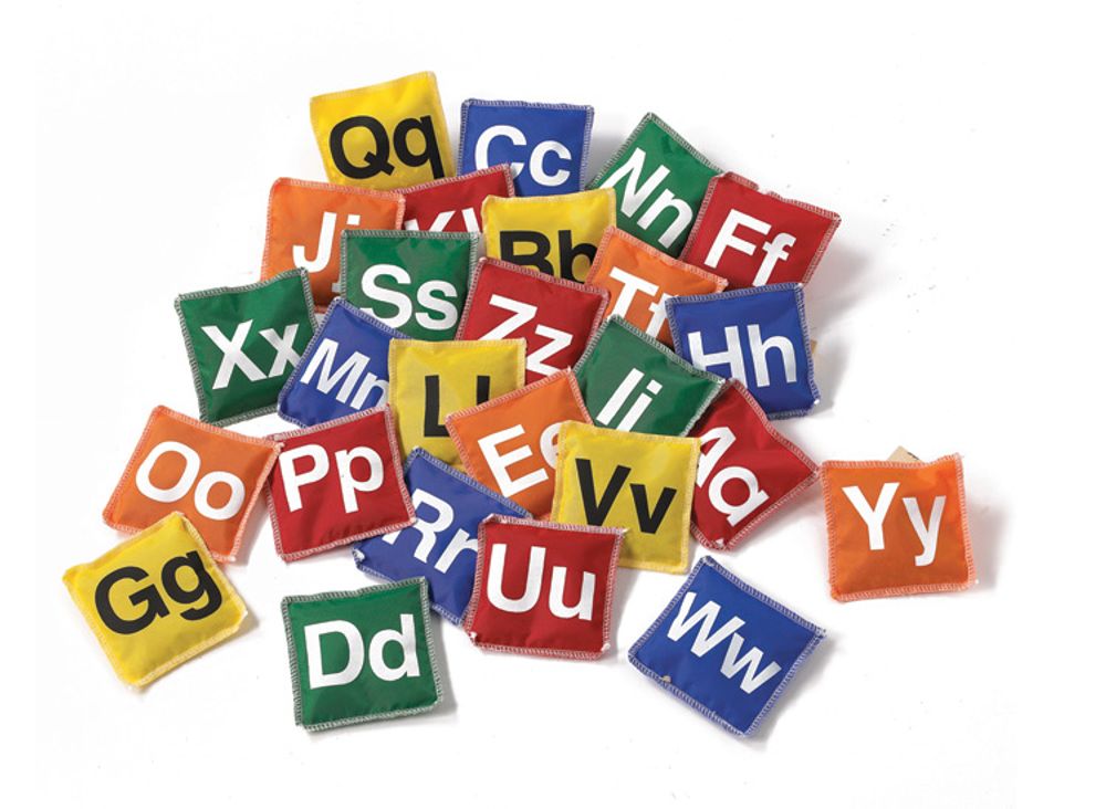 Мешочки с английскими буквами. Набор 26 шт.