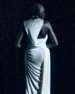 Платье с буфом